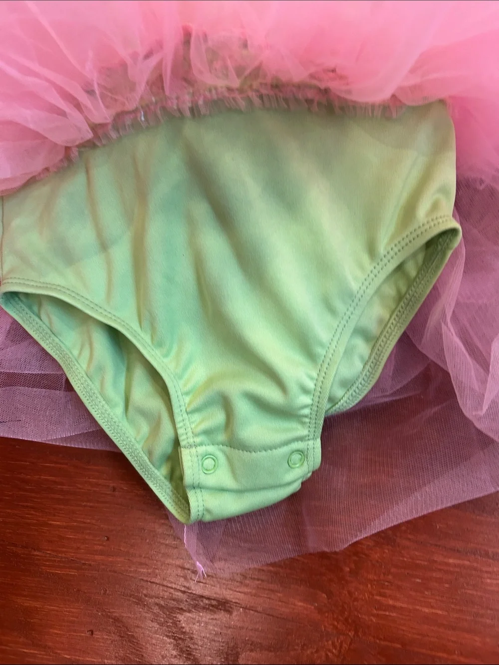 Gymboree Green and Pink Flower Tutu Dress
